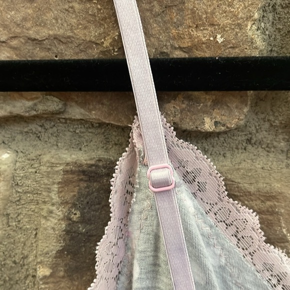 Insomniac pink, gray and white leopard pattern nightgown Size Medium - Picture 6 of 9